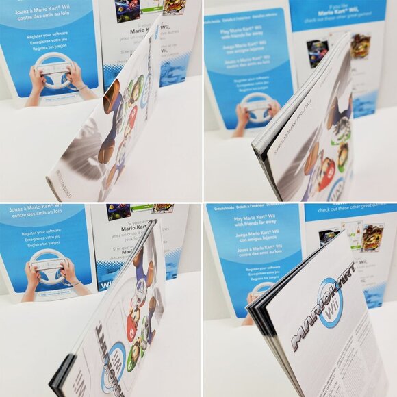 Mario Kart Nintendo Wii Video Game Disc Case Manual Complete CIB 2008 Tested - Picture 7 of 8